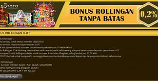 Bonus Rollingan Slot Jam Berapa